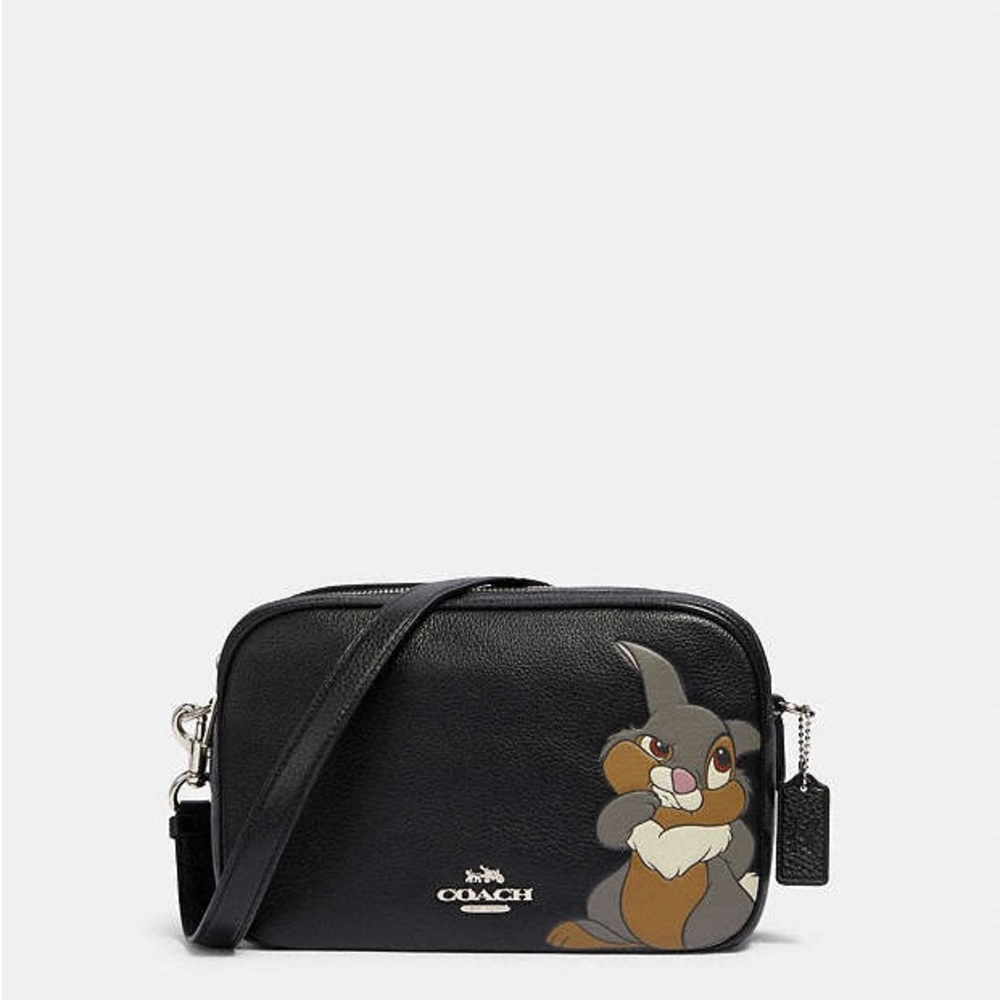 Disney X Coach Jes Crossbody In Signature Canvas With Thumper. Discontinued